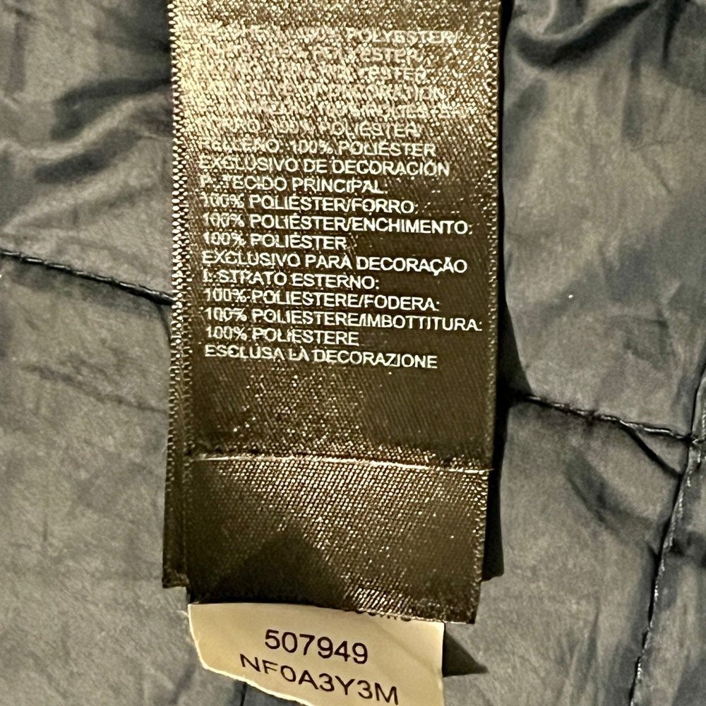 The North Face Blue Quilted Puffer Jacket with Hood - Picture 2 of 6